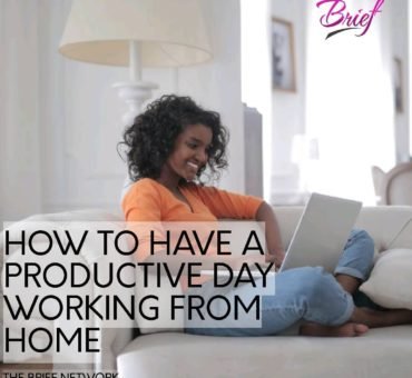 STAYING PRODUCTIVE WHILE WORKING FROM HOME