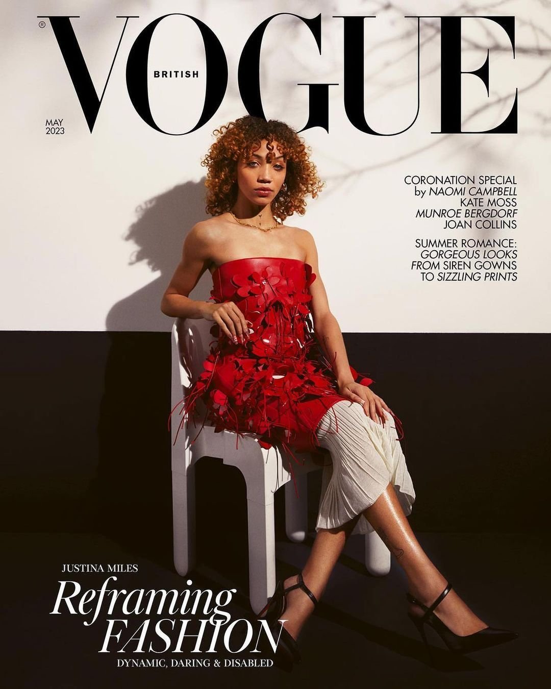 Justina Miles, the viral ASL interpreter at  the Super Bowl, has made it to the cover of Vogue