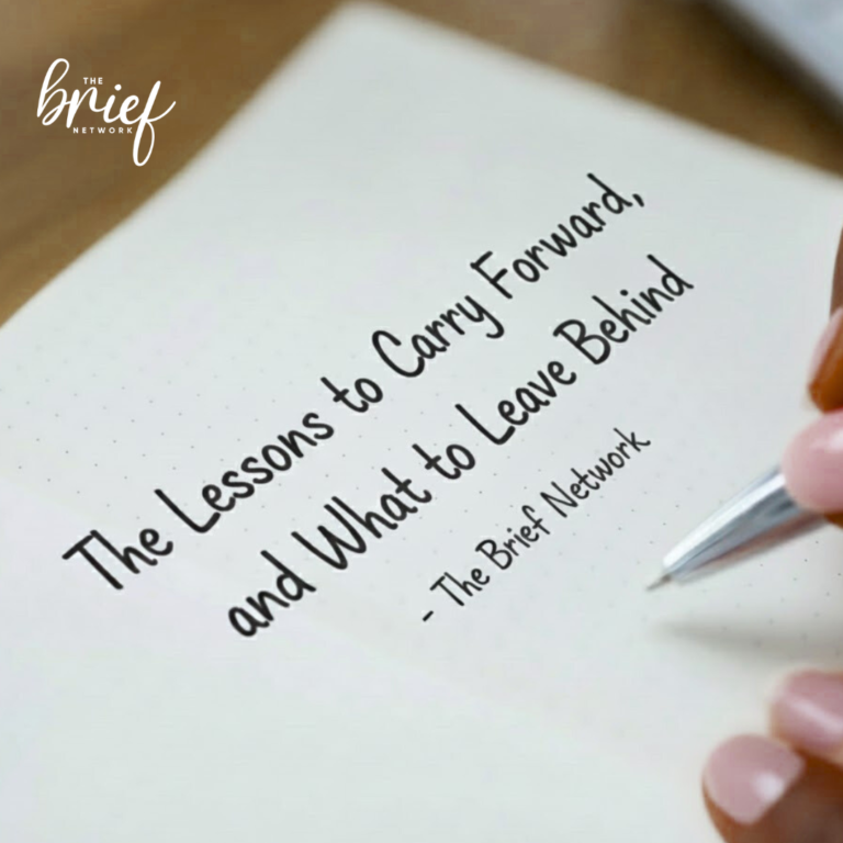 At the Year’s Close: The Lessons to Carry Forward, and What to Leave Behind