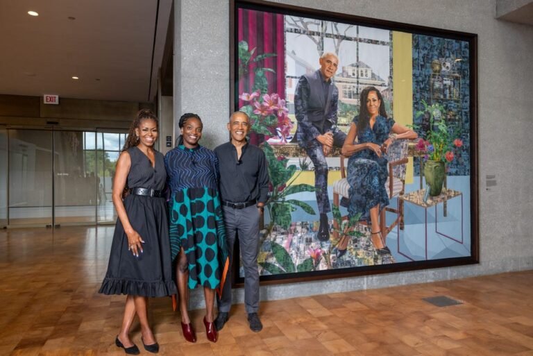 History, Heritage, and Art: Njideka Akunyili Crosby Creates the First Official Joint Portrait of Barack and Michelle Obama